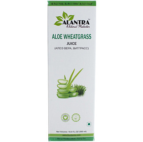 Сок Alantra Алое Вера и Витграсс 500мл 