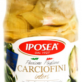 Артишоки целые в масле  IPOSEA. 290г