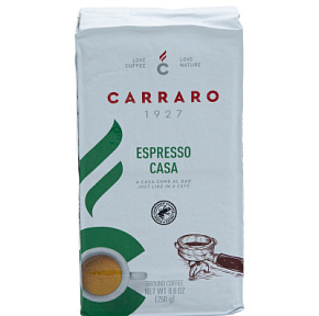 Кофе молотый Carraro Espresso Casa 250г