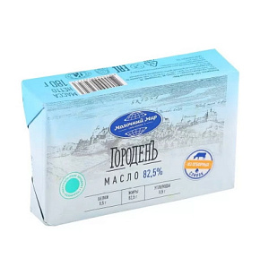 Масло сладкосливочное несол.Городенъ 82,5% 180г