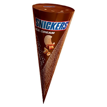 Мороженое Рожок Snickers 69г