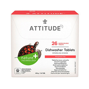 Ср-во Аттитьют д/мытья посуды в ПММ (таблетки) 26шт ЭКО