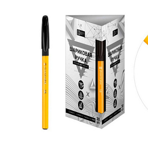 Ручка шар. Phoenix plus 0.1 черные чернила 64131