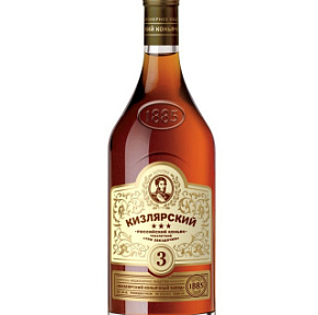 Коньяк Российский Три звездочки 40% 0,5л