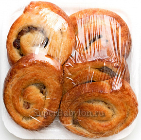 Завитушка мини с изюмом 1 шт 30г 