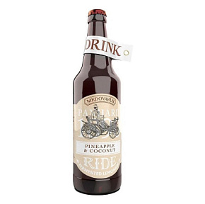 Напиток б/алк Ферметированный лимонад Ride  Ананас-Кокос 0,5 л ст. 