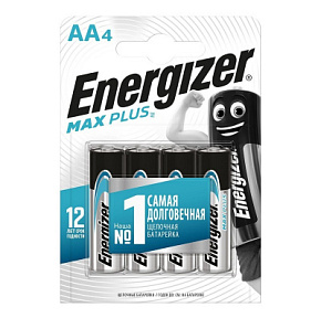 Батарейки Energizer MAX Plus AA/E91 BP 4шт 