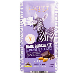 Шоколад темный с гранулами мятного вкуса 200г Maitre Truffout