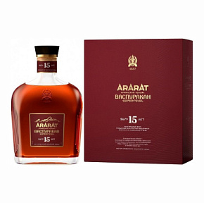 Коньяк Арарат Васпуракан 15 лет 40% 0,5л п/уп 
