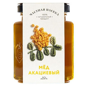 Мед Акациевый Частная пасека 250г ст.