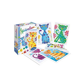Игрушка Акварельная раскраска Кошки мини 6003