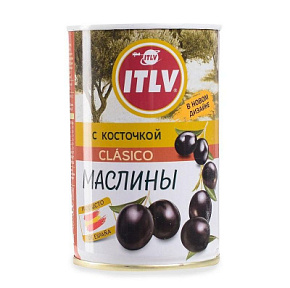 Маслины с косточкой ITLV 314мл  