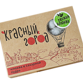 Драже Клюква в сах.пудре 150г Красный город 