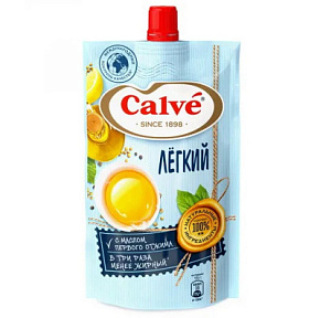 Соус  Calve майонезный Легкий 230г  