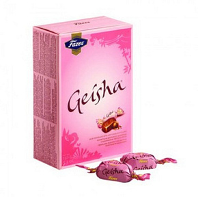 Конфеты Fazer Geisha из молочного шоколада с начинкой из тертого ореха 150г 