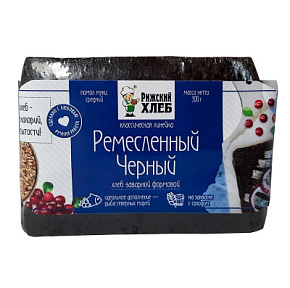 Хлеб Ремесленный Черный 300г 