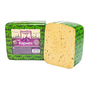 Сыр Кармен с пажитником,копч,паприкой,кр,перец 50% кг Фестиваль сыров