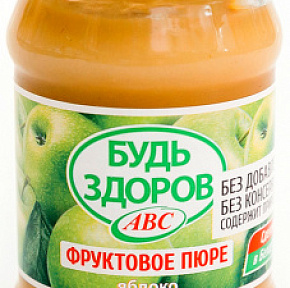 Пюре яблочное АВС 280г 
