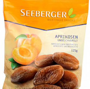 Абрикосы сушеные несульфитированные  125г SEEBERGER 