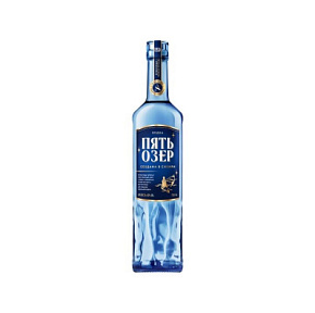 Водка Пять Озер 40% 0,7л