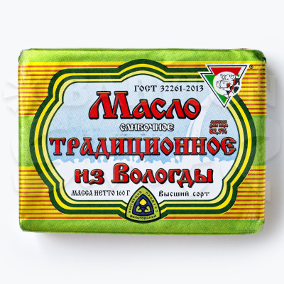 Масло Традиционное из Вологды 82,5% 160г 