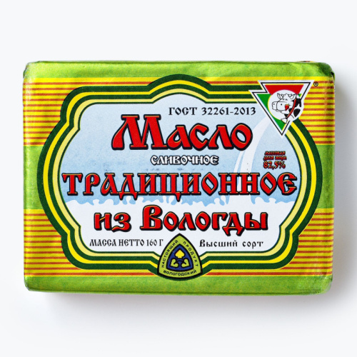 Масло Традиционное из Вологды 82,5% 160г 