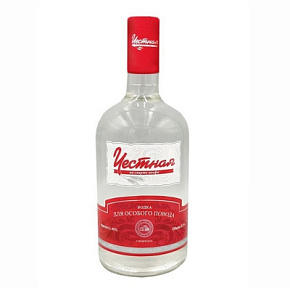 Водка Честная 40% 0,5л
