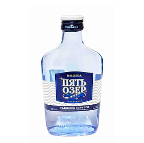 Водка Пять Озер 40% 0,25л