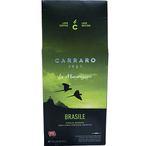 Кофе молотый Carraro Brasile  250г