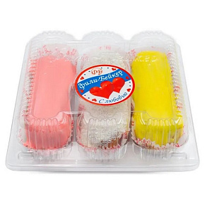 Пирожные Эклер французский ассорти 200г 3шт Фили-Бейкер 