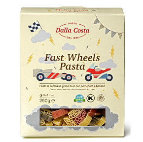 Макарон.изд.Быстрые гонки б/яиц томат/базилик 250г