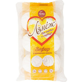 Зефир Лянеж ванильный 315г КФ Нева