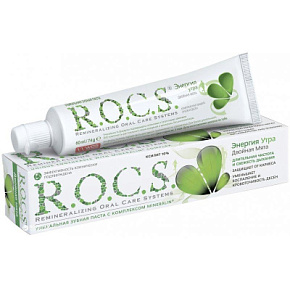 Зубн.паста ROKS Двойная мята 74г