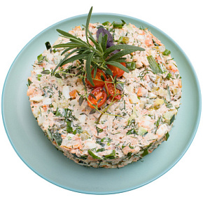 Салат с копченым лососем кг СП КУЛИНАРИЯ