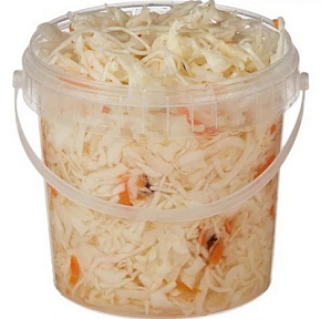 Капуста квашеная с клюквой 450г  Разносол