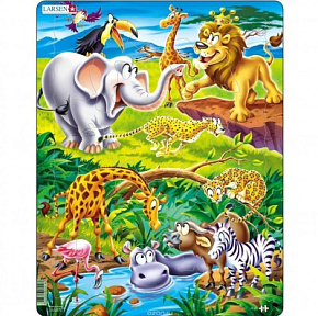 Игрушка Пазл Животные сафари US16 