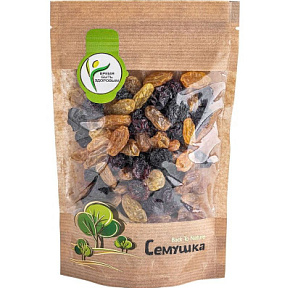 Смесь изюма Джамбо 150г Семушка