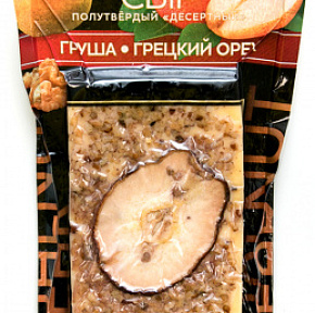 Сыр Десертный с грушей и грецким орехом 45% 150г AMYGA 