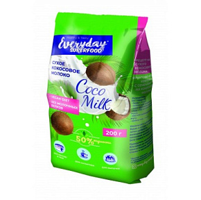Молоко кокосовое сухое 200г.EVERYDAY