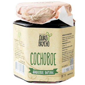 Варенье из сосновых шишек "СОСНОВОЕ" 220г Дико Вкусно 