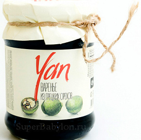Варенье из грецких орехов 300г Yan