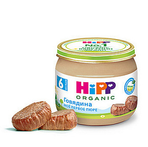 Пюре Хипп говядина 80 г БИО
