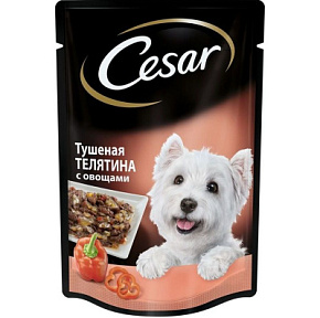 Корм Cesar 85г телятина тушеная с овощами