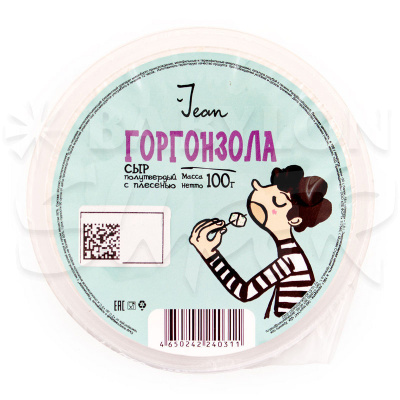 Сыр Горгонзола с плесенью кг ТМ Jean (ЛЕ ФОРТ)