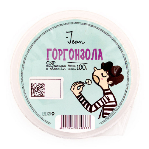 Сыр Горгонзола с плесенью кг ТМ Jean (ЛЕ ФОРТ)