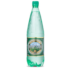 Мин.вода Нарзан 1л газ  ПЭТ Серебро