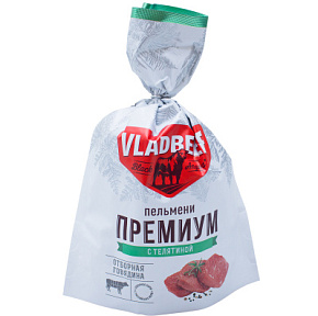 Пельмени Премиум с телятиной 650г ВладБиф 
