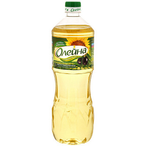 Масло Олейна подсолнечное с добавлением оливкового 1л  