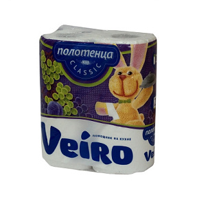 Полотенца бум. Linia Veiro Classic Plus 2сл 2шт 