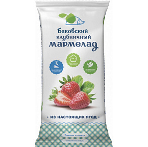 Мармелад Бековский Клубничный 260г  